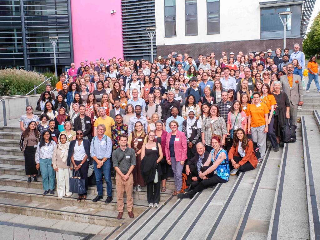 Staff and delegates at Our Critical Decade for Climate Action Conference 2025, hosted by the Tyndall Centre for Climate Change Research at the University of East Anglia (UEA)